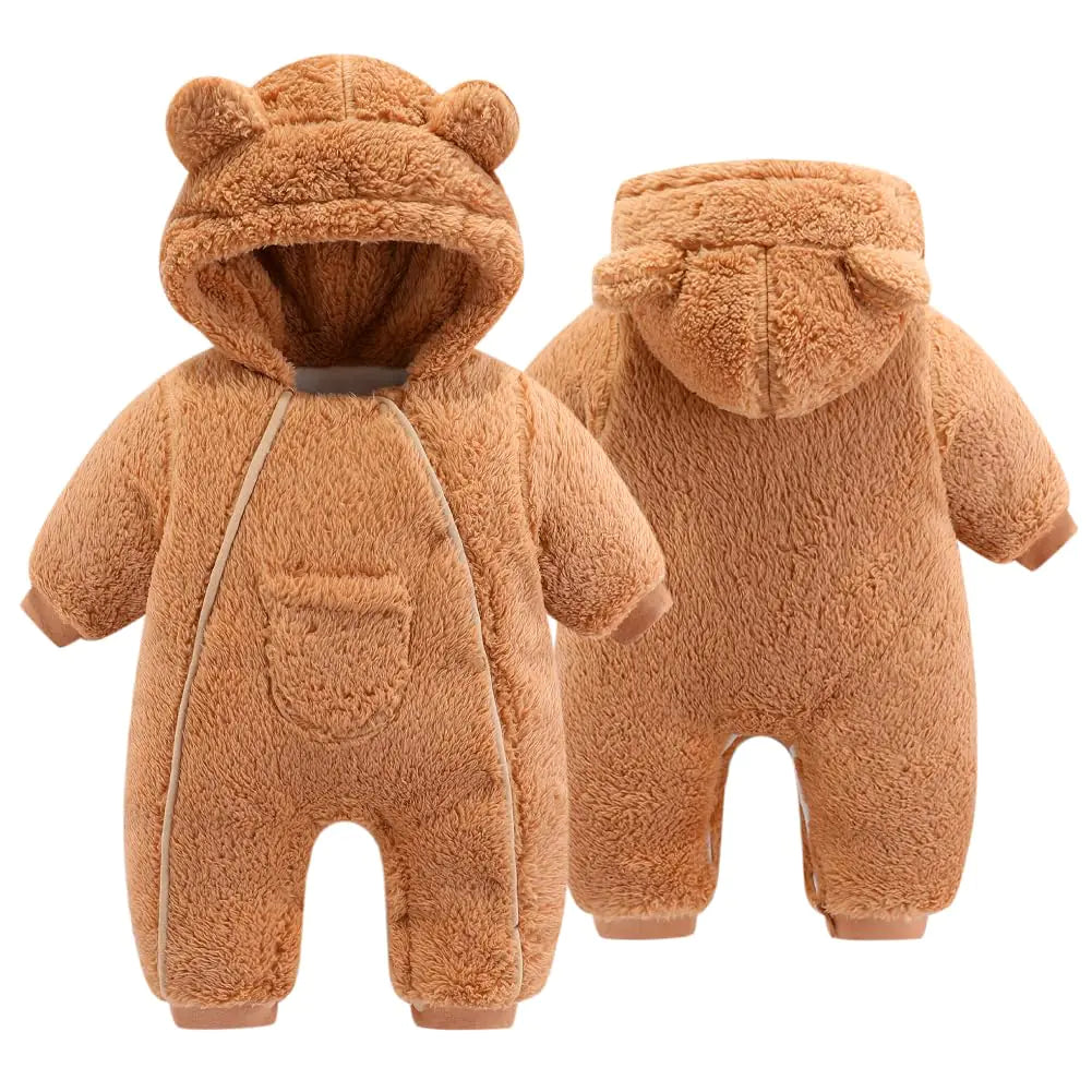 CuddleBear Newborn Fleece Jumpsuit