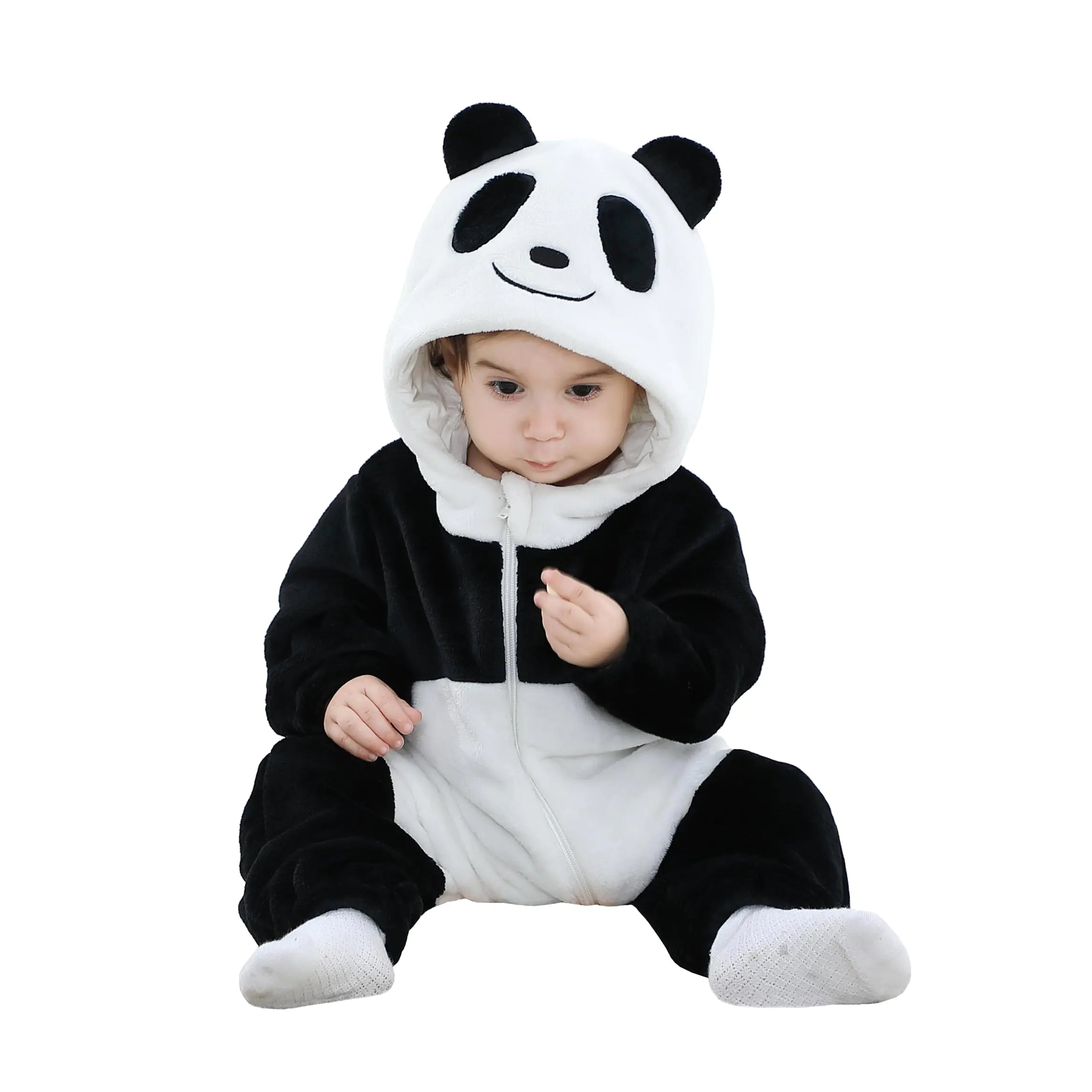 SnuggleBub Fluffy Animal Rompers