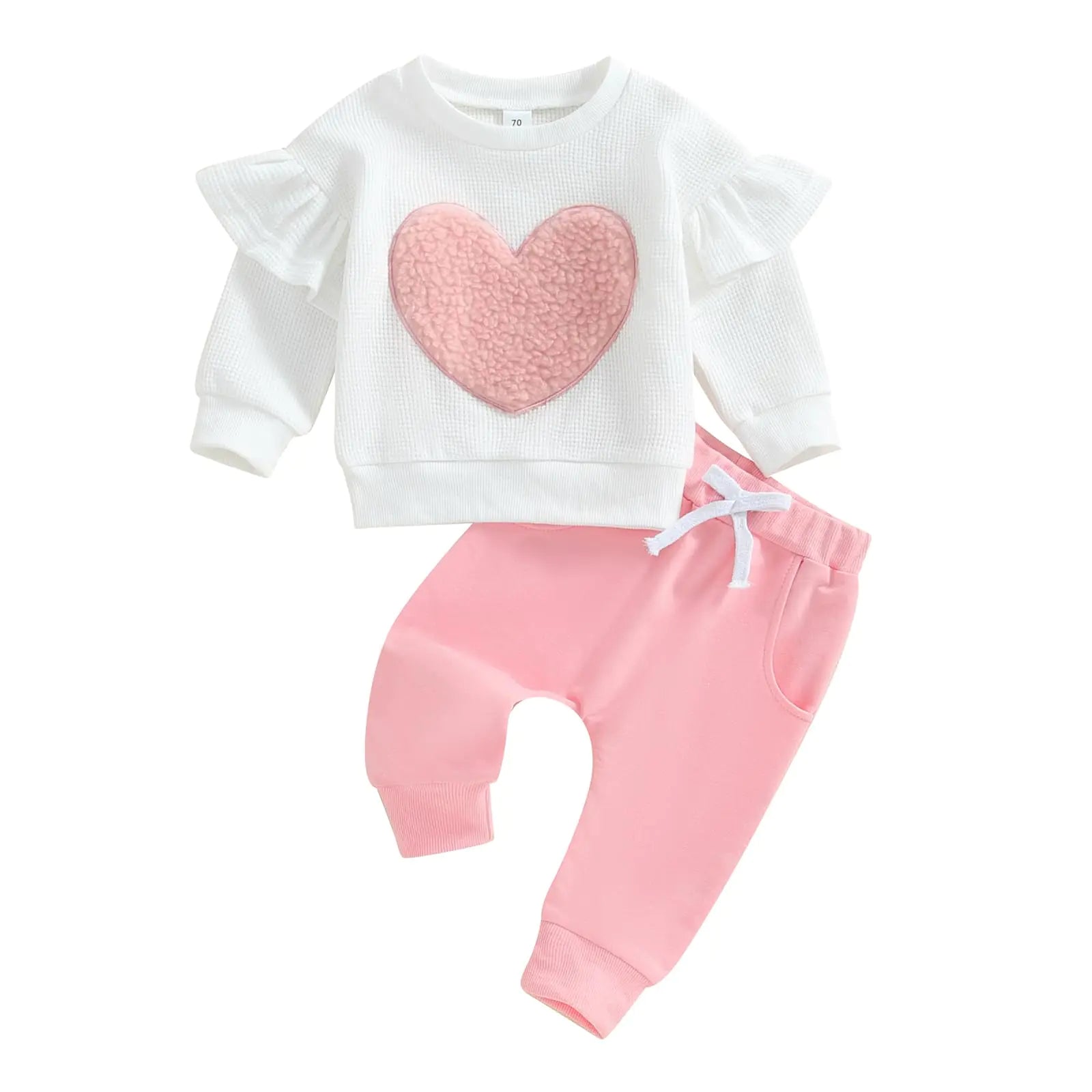 Sweet Comfort Toddler Outfit: Cotton Blend Set