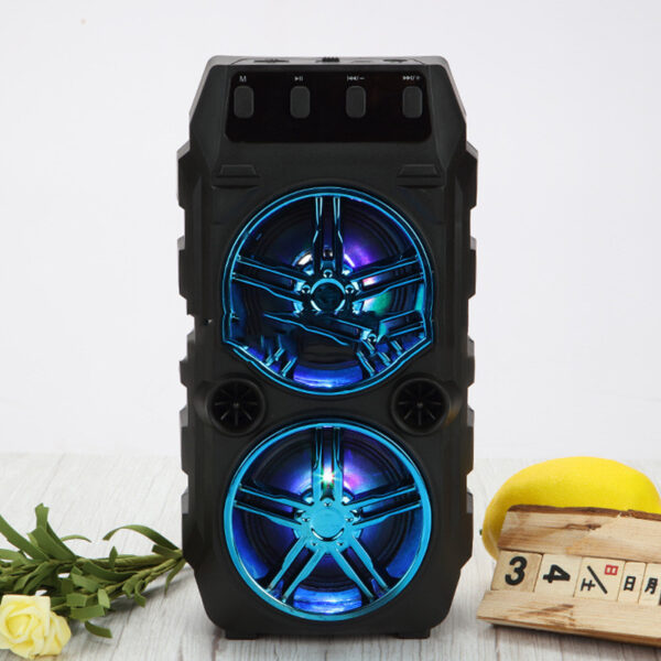 Portable Wireless Bluetooth Speaker – Dual Loud Stereo Speakers for Outdoor Use | Compact & Powerful Sound System