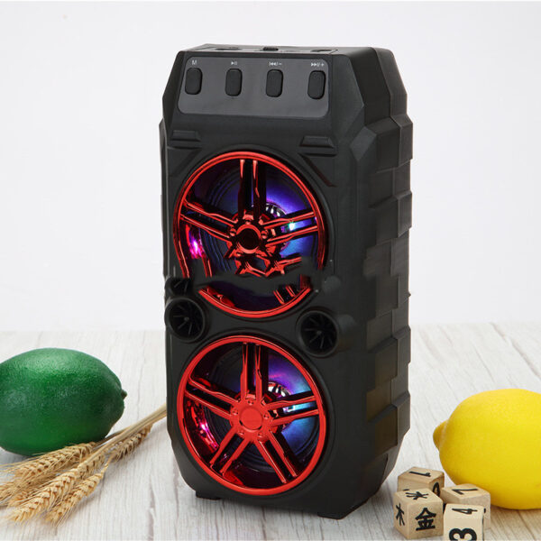 Portable Wireless Bluetooth Speaker – Dual Loud Stereo Speakers for Outdoor Use | Compact & Powerful Sound System - Image 3