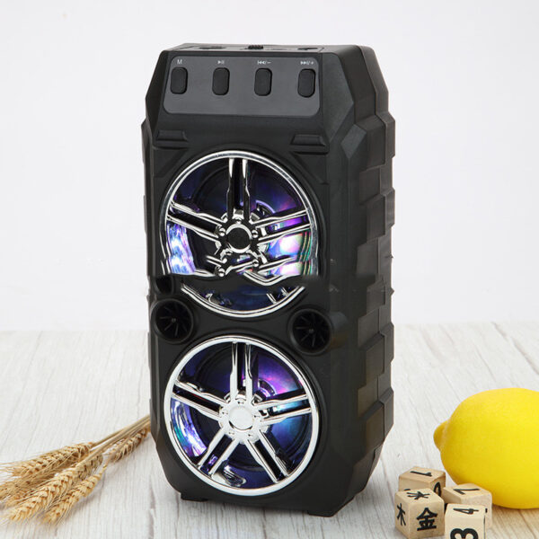Portable Wireless Bluetooth Speaker – Dual Loud Stereo Speakers for Outdoor Use | Compact & Powerful Sound System - Image 2