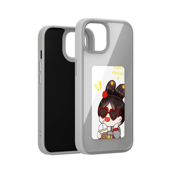 Smart NFC E-Ink Display Phone Case – 4-Color Custom Back Screen for iPhone - Image 5