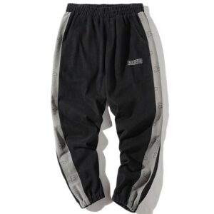 Men’s Street Style Cotton Joggers – Loose Fit Harem Sweatpants
